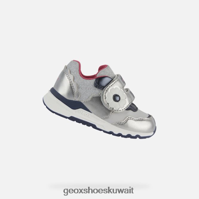 Geox BLL84T1569 Pyrip Toddler Silver/Navy