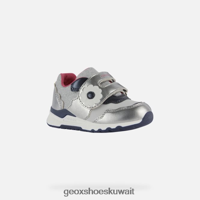 Geox BLL84T1569 Pyrip Toddler Silver/Navy