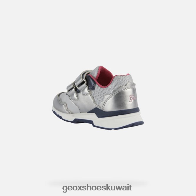Geox BLL84T1569 Pyrip Toddler Silver/Navy