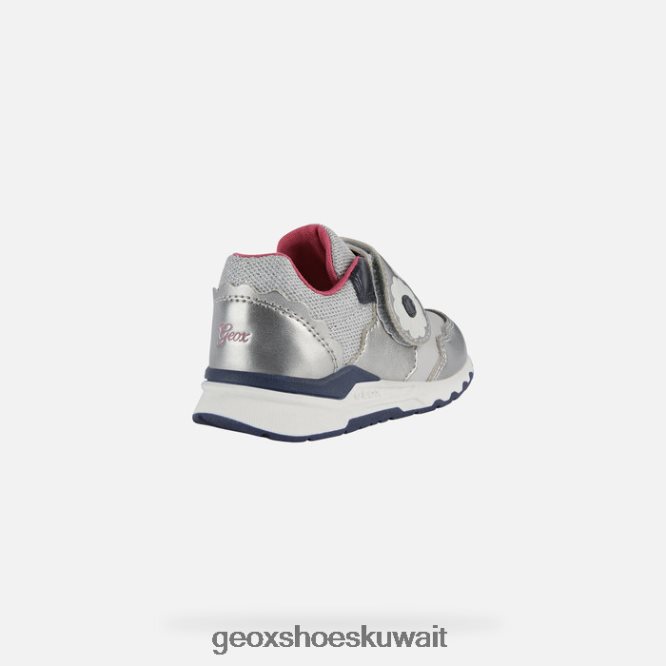Geox BLL84T1569 Pyrip Toddler Silver/Navy