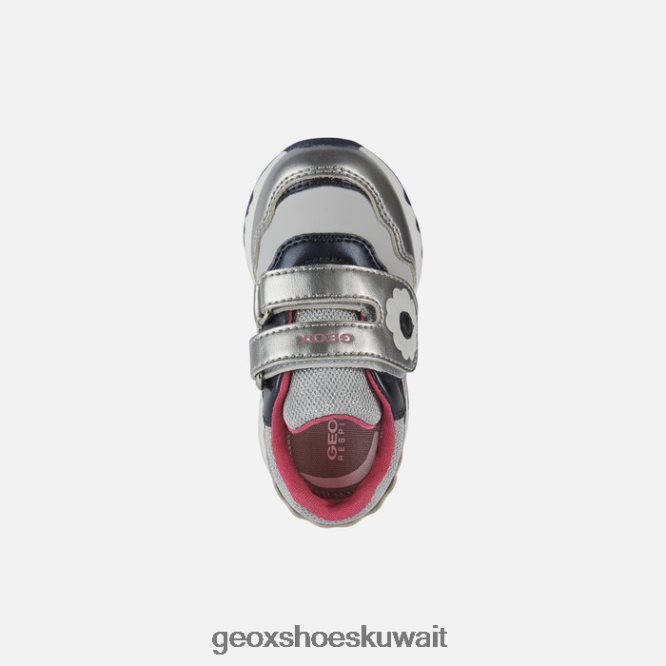 Geox BLL84T1569 Pyrip Toddler Silver/Navy