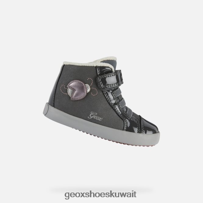 Geox BLL84T1571 Gisli Toddler Dark Grey/Light Prune