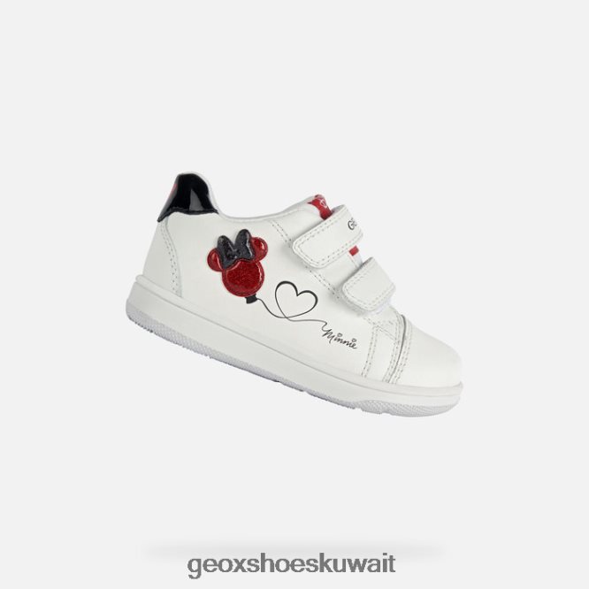 Geox BLL84T1596 New Flick Baby White/Red