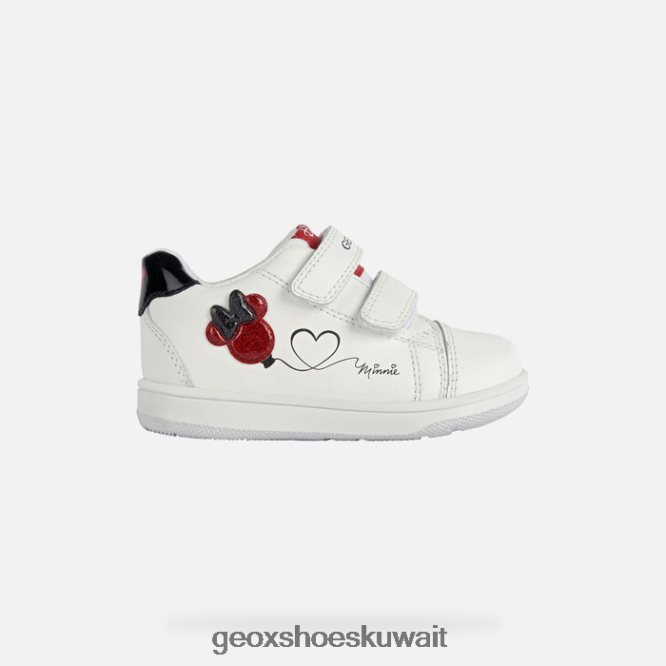 Geox BLL84T1596 New Flick Baby White/Red