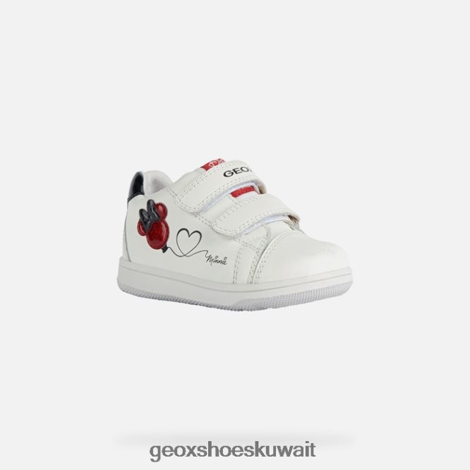 Geox BLL84T1596 New Flick Baby White/Red
