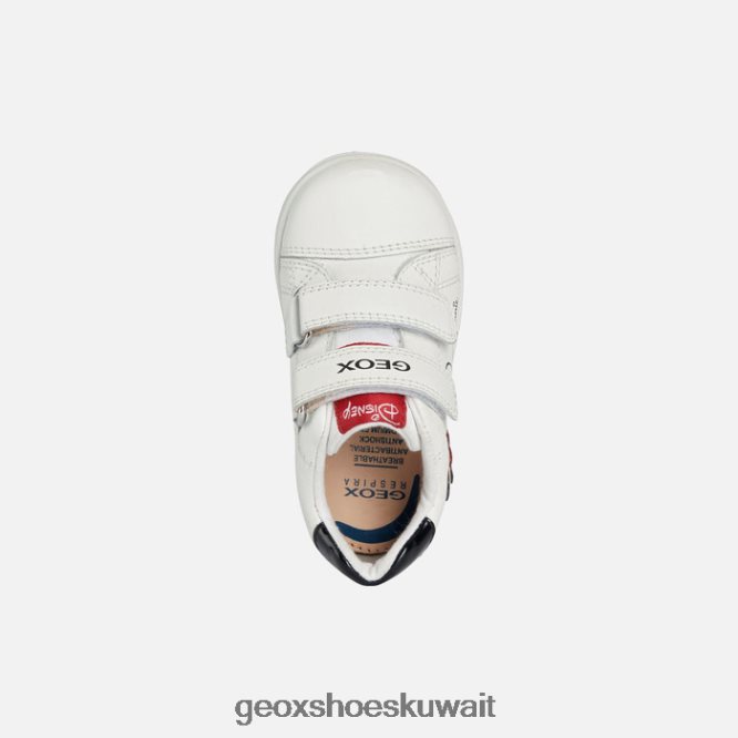 Geox BLL84T1596 New Flick Baby White/Red