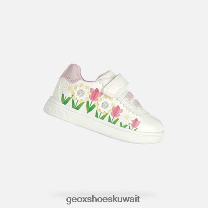 Geox BLL84T2010 Djrock Toddler White/Multicolor