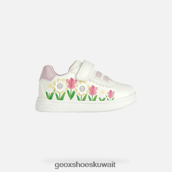 Geox BLL84T2010 Djrock Toddler White/Multicolor