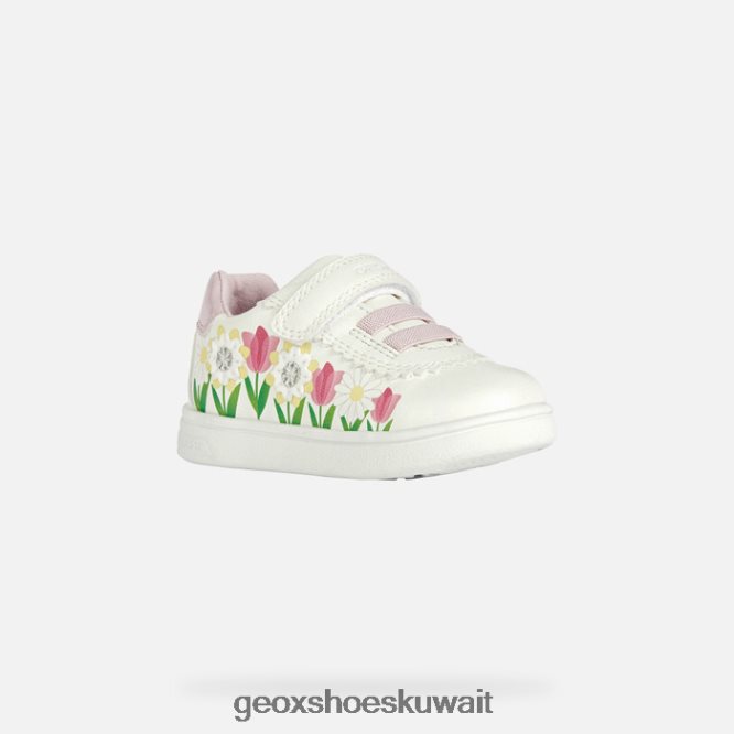 Geox BLL84T2010 Djrock Toddler White/Multicolor