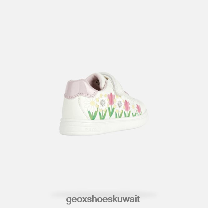 Geox BLL84T2010 Djrock Toddler White/Multicolor