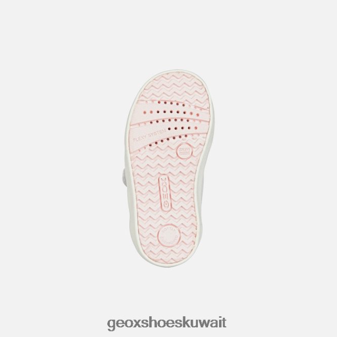 Geox BLL84T2015 Kilwi Toddler White/Light Rose