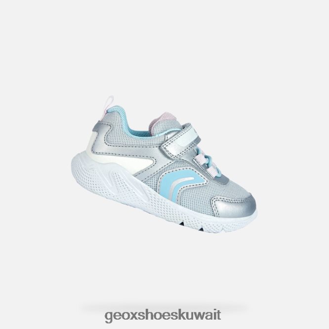 Geox BLL84T2016 Sprintye Baby Silver/Sky