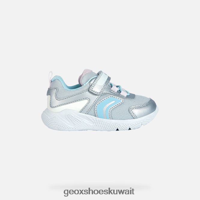 Geox BLL84T2016 Sprintye Baby Silver/Sky