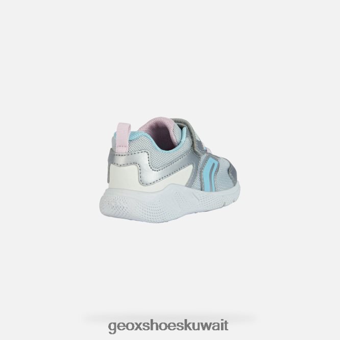 Geox BLL84T2016 Sprintye Baby Silver/Sky