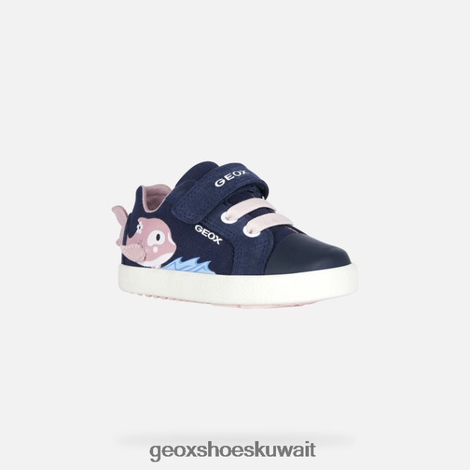 Geox BLL84T2019 Kilwi Toddler Navy/Pink