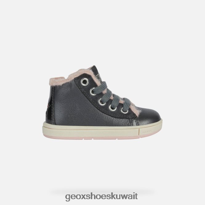 Geox BLL84T2029 Trottola Toddler Dark Grey/Dark Pink