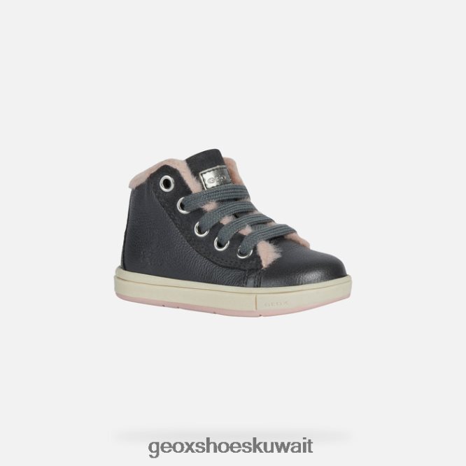 Geox BLL84T2029 Trottola Toddler Dark Grey/Dark Pink