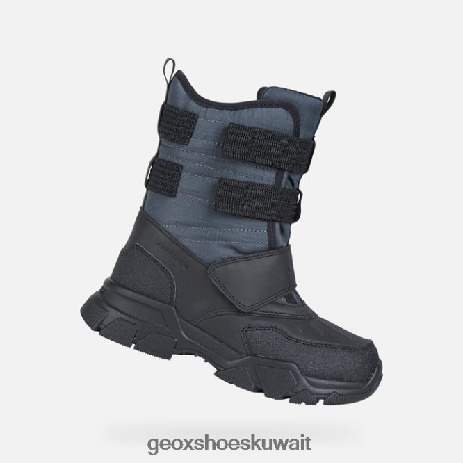 Geox BLL84T1306 Nevegal Abx Boy Dark Grey