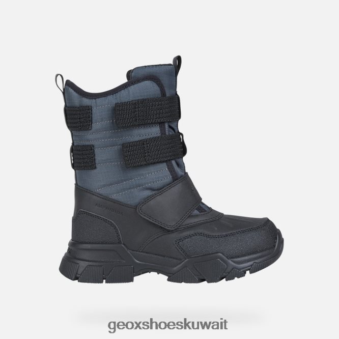 Geox BLL84T1306 Nevegal Abx Boy Dark Grey