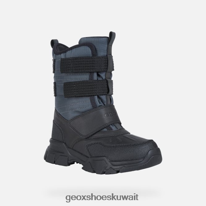 Geox BLL84T1306 Nevegal Abx Boy Dark Grey