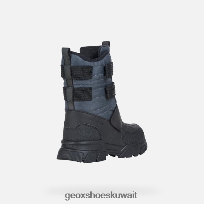 Geox BLL84T1306 Nevegal Abx Boy Dark Grey