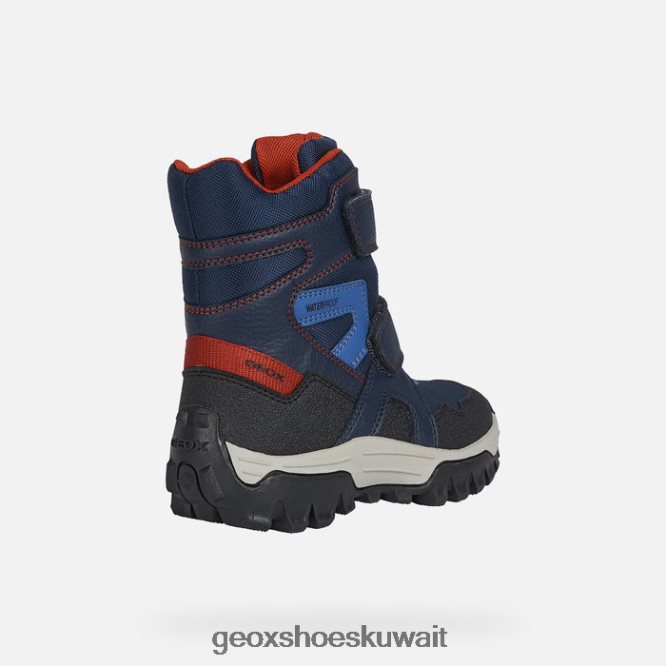 Geox BLL84T1403 Himalaya Boy Navy/Red