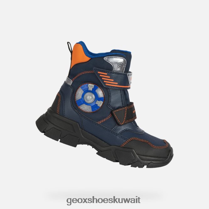 Geox BLL84T1408 Nevegal Abx Boy Navy/Orange