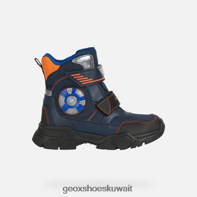 Geox BLL84T1408 Nevegal Abx Boy Navy/Orange
