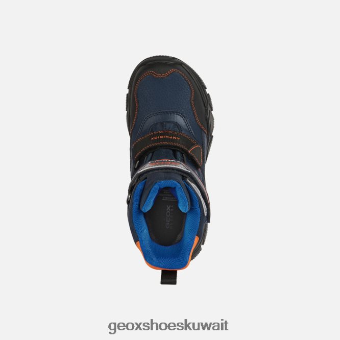 Geox BLL84T1408 Nevegal Abx Boy Navy/Orange