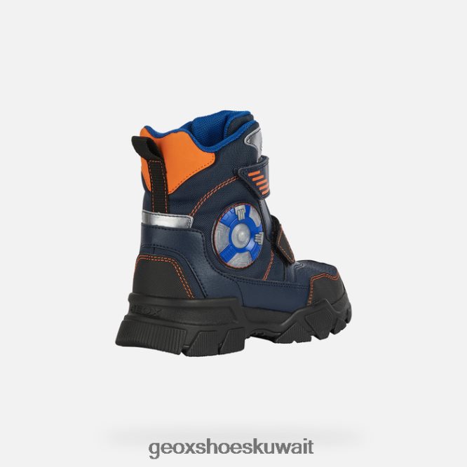 Geox BLL84T1408 Nevegal Abx Boy Navy/Orange