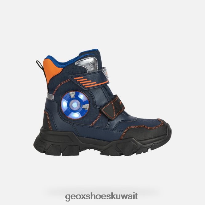 Geox BLL84T1408 Nevegal Abx Boy Navy/Orange