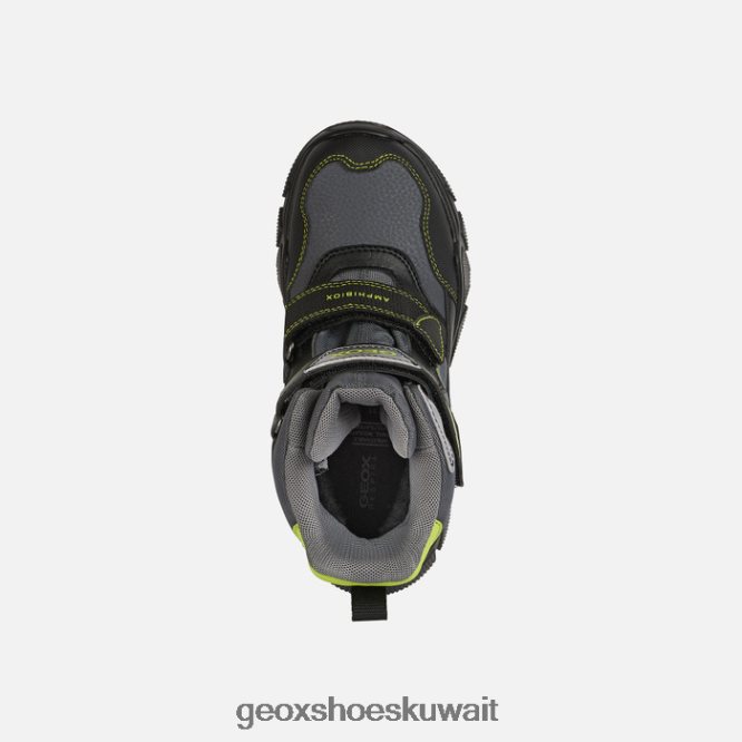 Geox BLL84T1409 Nevegal Abx Boy Dark Grey/Lime