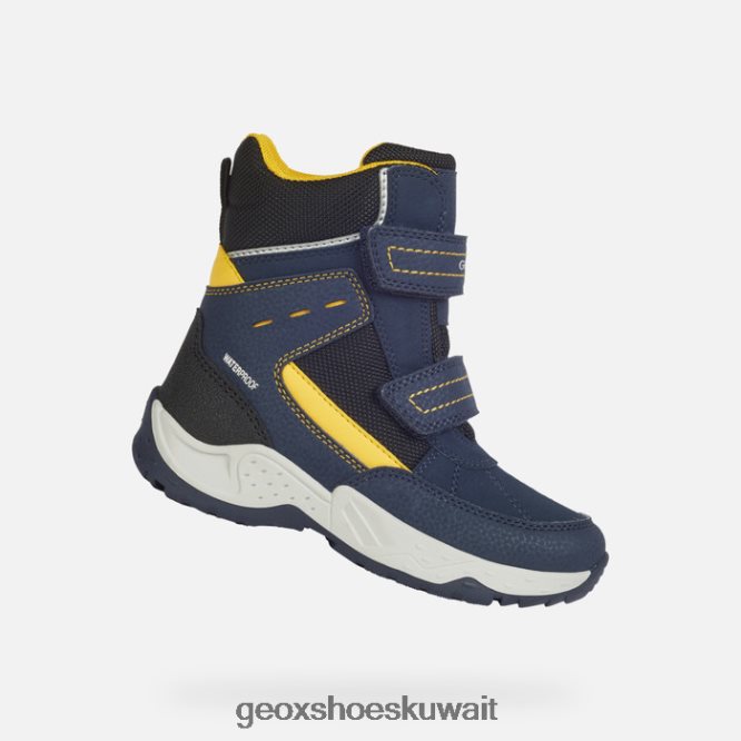 Geox BLL84T1415 Sentiero Boy Navy/Yellow