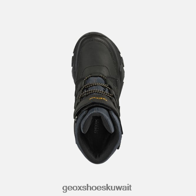 Geox BLL84T1420 Nevegal Abx Boy Black/Dark Yellow