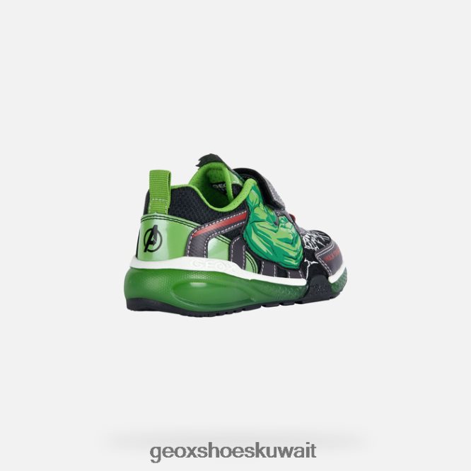 Geox BLL84T1036 Bayonyc Junior Black/Green