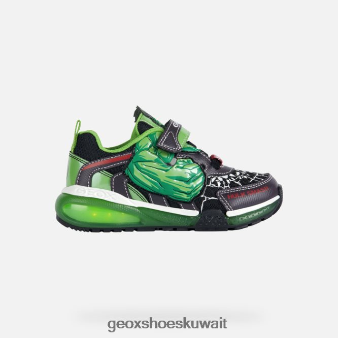 Geox BLL84T1036 Bayonyc Junior Black/Green