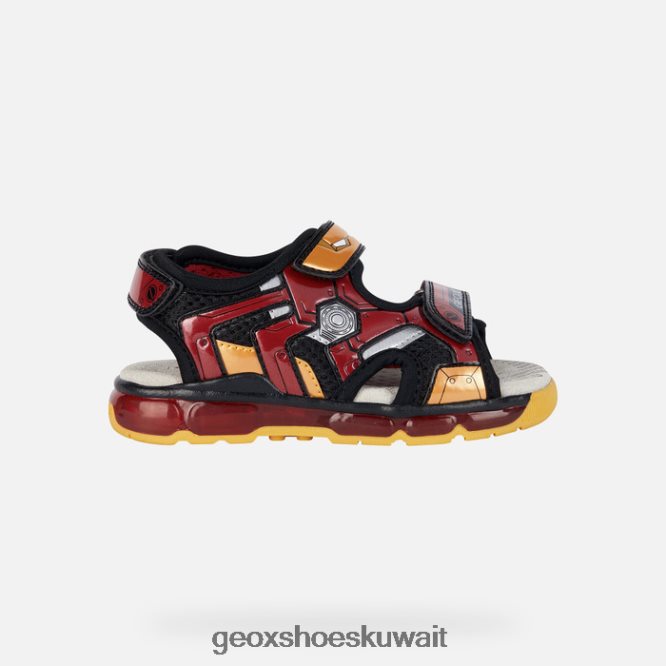 Geox BLL84T1049 Sandal Android Junior Black/Red
