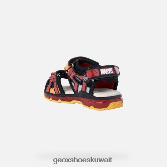 Geox BLL84T1049 Sandal Android Junior Black/Red