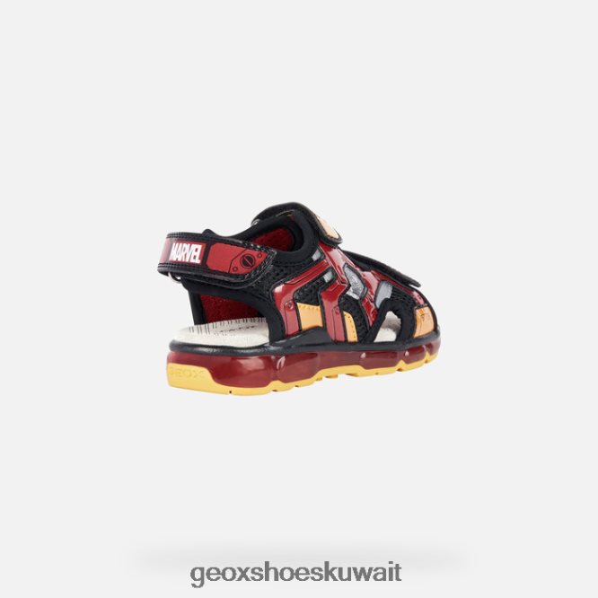 Geox BLL84T1049 Sandal Android Junior Black/Red