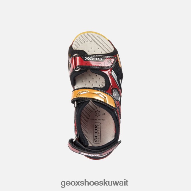 Geox BLL84T1049 Sandal Android Junior Black/Red