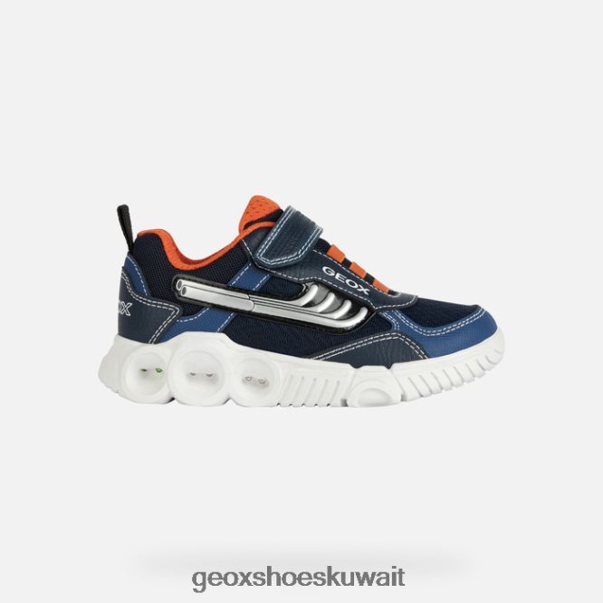 Geox BLL84T1300 Wroom Boy Navy/Orange