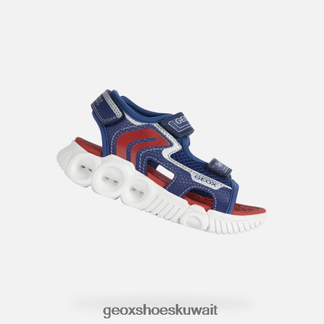Geox BLL84T1337 Sandal Wroom Boy Navy/Red