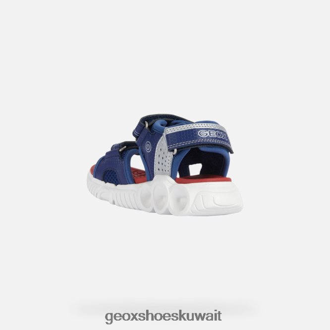 Geox BLL84T1337 Sandal Wroom Boy Navy/Red
