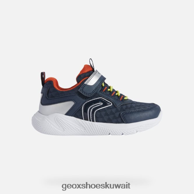 Geox BLL84T1353 Sprintye Boy Navy/Orange