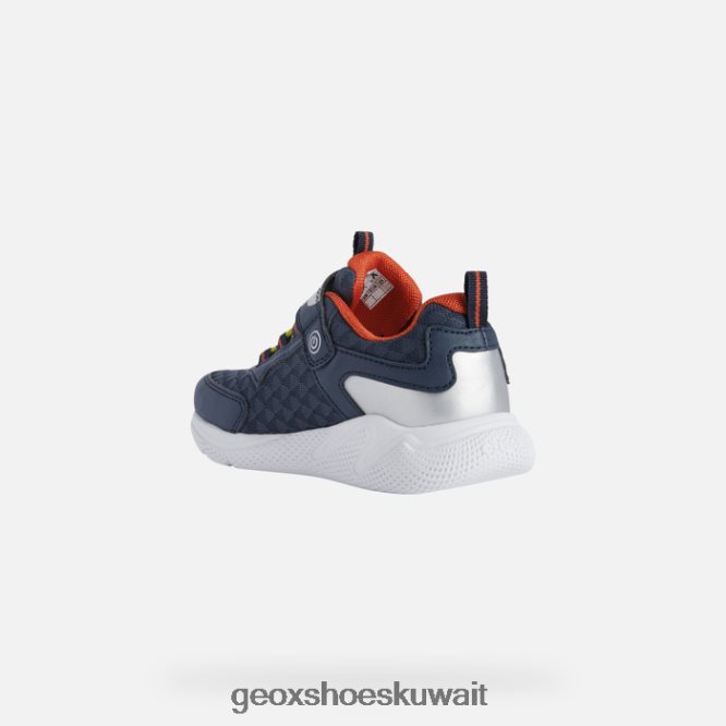 Geox BLL84T1353 Sprintye Boy Navy/Orange