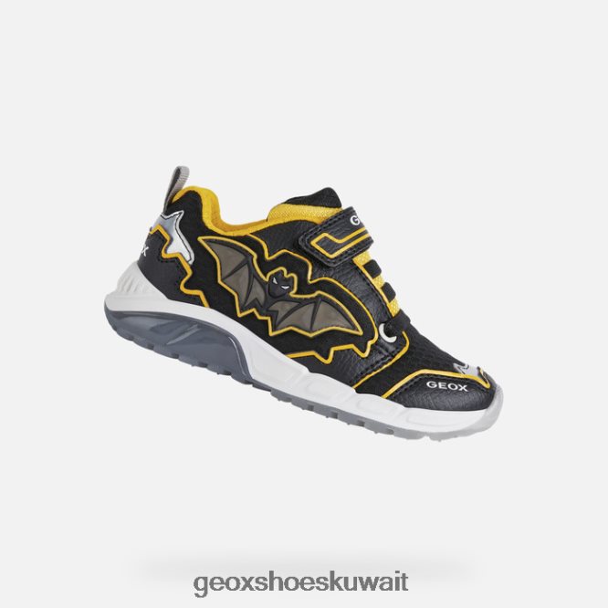 Geox BLL84T1374 Spaziale Boy Black/Yellow