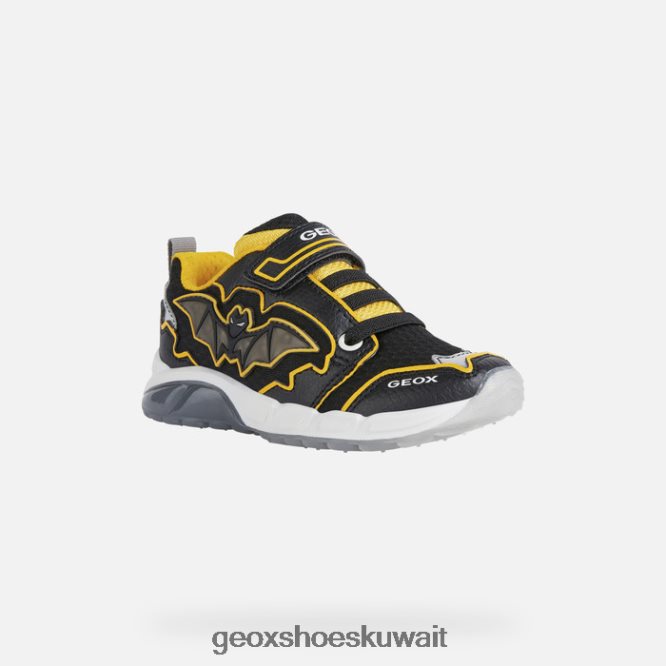 Geox BLL84T1374 Spaziale Boy Black/Yellow