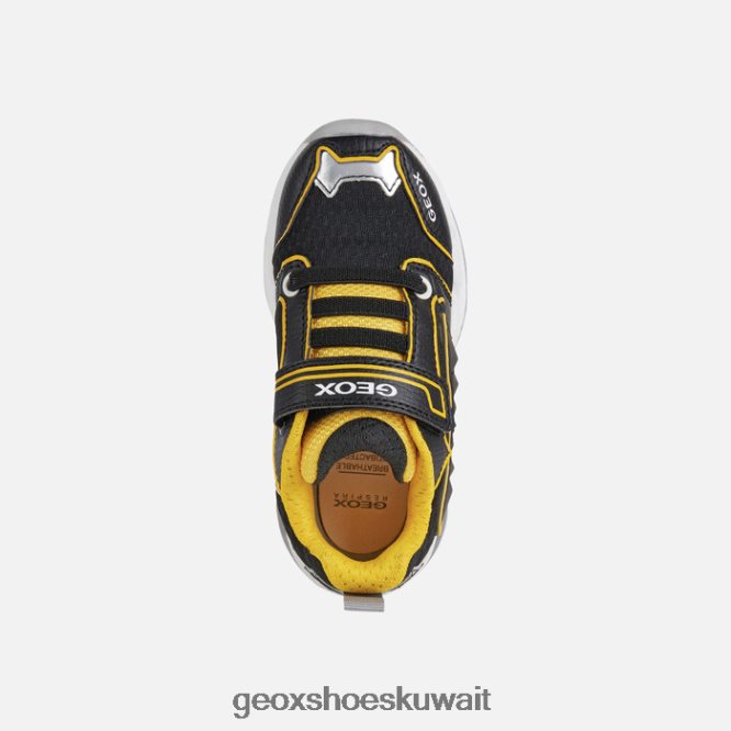 Geox BLL84T1374 Spaziale Boy Black/Yellow
