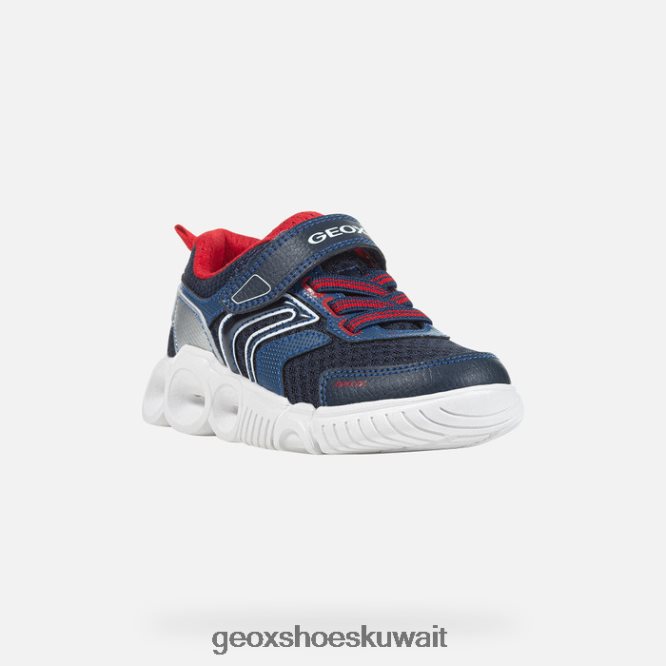 Geox BLL84T1381 Wroom Boy Navy/Red