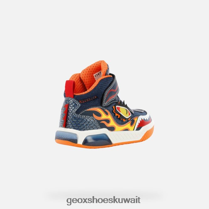 Geox BLL84T1416 Inek Boy Navy/Orange